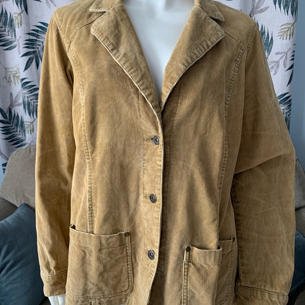Encore Jeans Tan Corduroy Women's Blazer